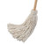 Handle/deck Mops, 24 Oz White Cotton Head, 54" Oak Wood Handle, 6/pack