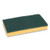 Scrubbing Sponge, Medium Duty, 3.6 X 6.1, 0.75" Thick, Yellow/green, Individually Wrapped, 20/carton