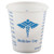 Paper Medical And Dental Graduated Cups, 3 Oz, White/blue, 100/bag, 50 Bags/carton