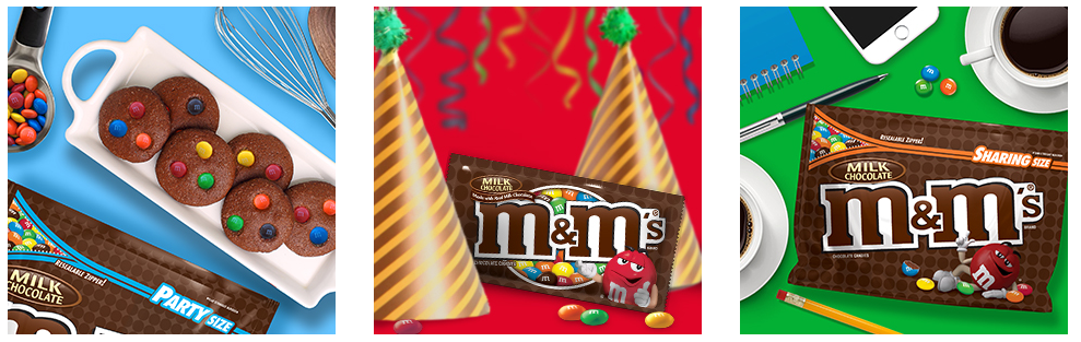 BEEQ M&M'S Caramel Milk Chocolate Fun Size Candy, Bulk Pack ,2 POUNDS
