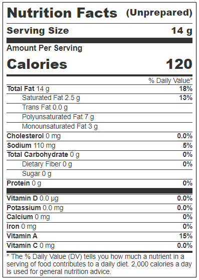  Garlic Whirl Butter-Flavored Oil, 1 Gallon : Health