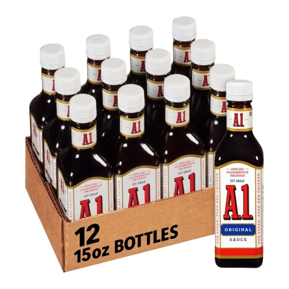 A.1. Original Steak Sauce Bottle, 15 Ounce, 12 Per Case