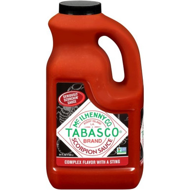 TABASCO。 Tabasco Scorpion Hot Sauce, 0.5 Gallon, 2 Per Case
