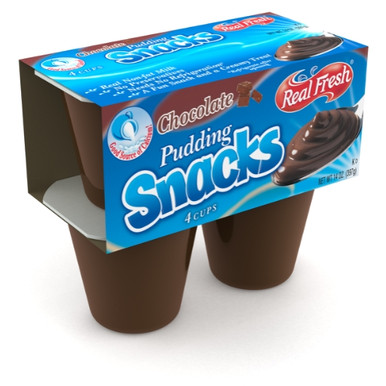 Trans Pudding Real Fresh Pudding Chocolate Trans Fat Free, 14 Ounce, 12 Per Case