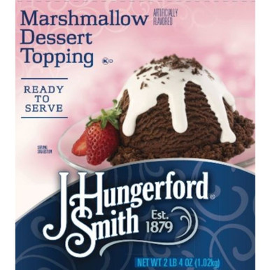 J Hungerford Smith Marshmallow Dessert Topping, 36 Ounce, Pack of 6 ...