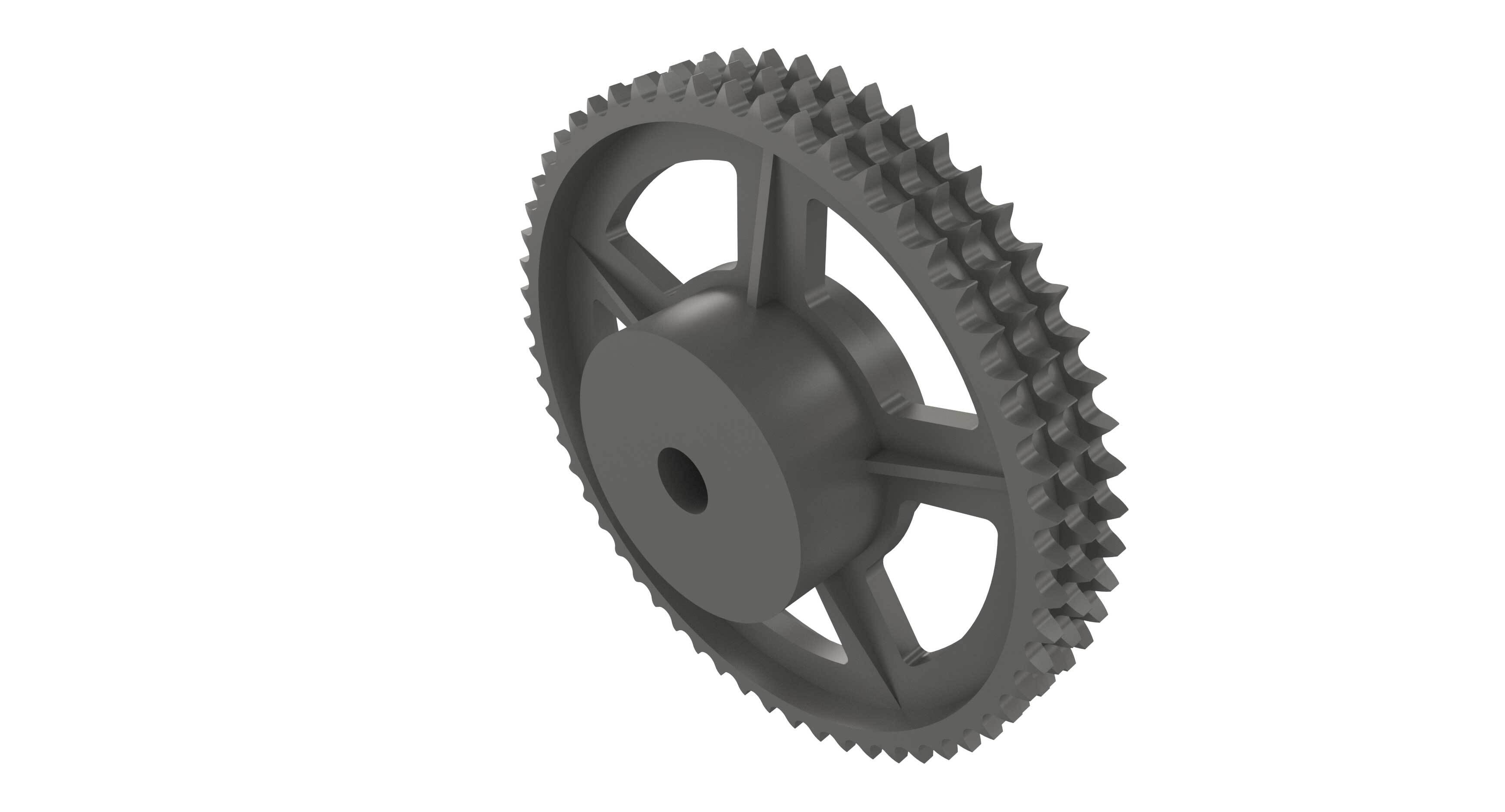 PIGNONE GHISA TRIPLO 1"X17,02