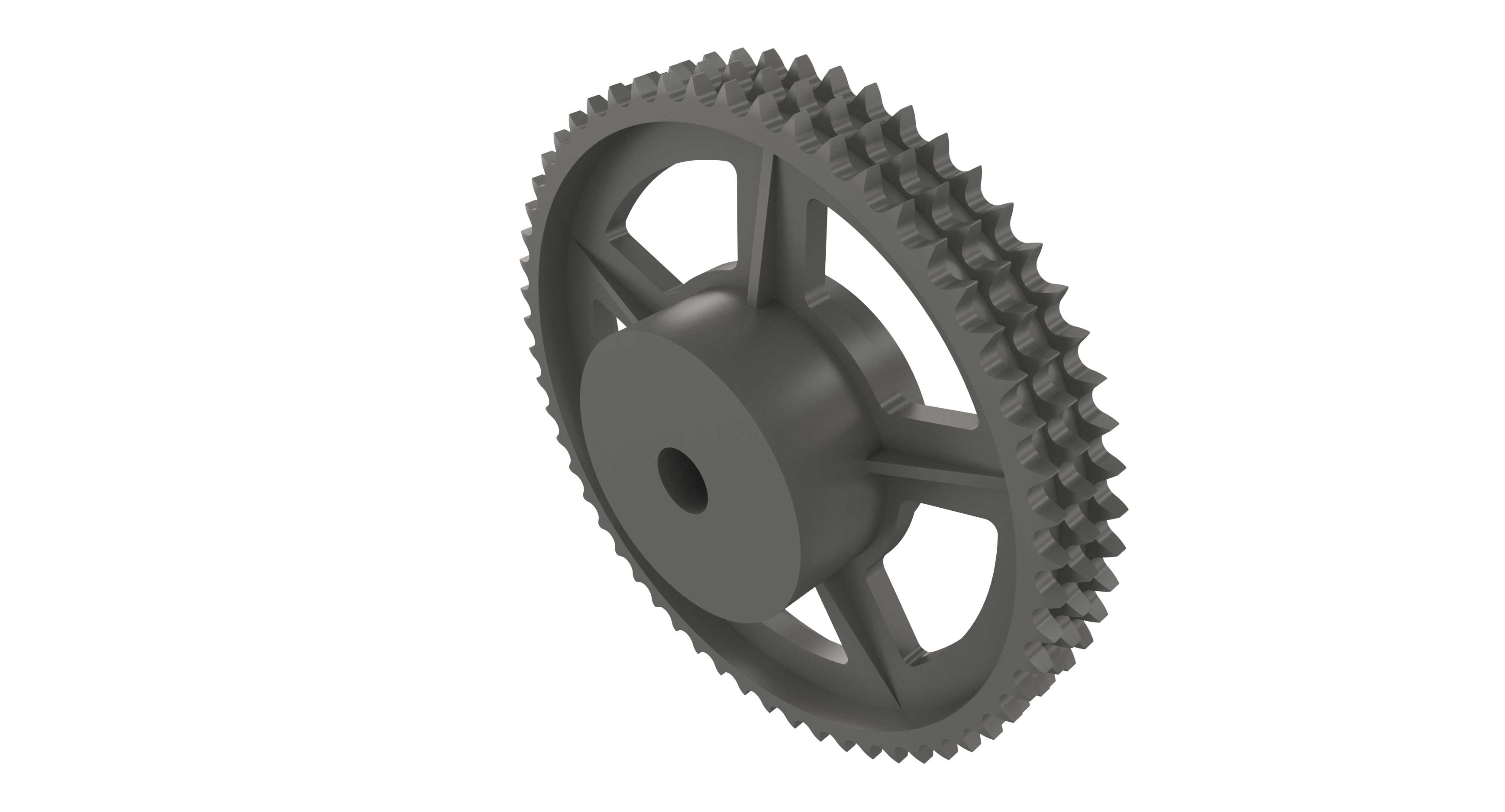 PIGNONE GHISA TRIPLO 1"X17,02