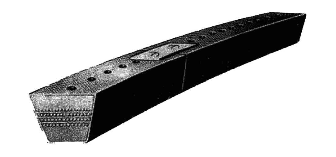 CINGHIE TRAPEZOIDALI FORATE SEZ. A