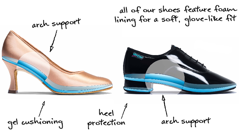 comfort brand dance shoes