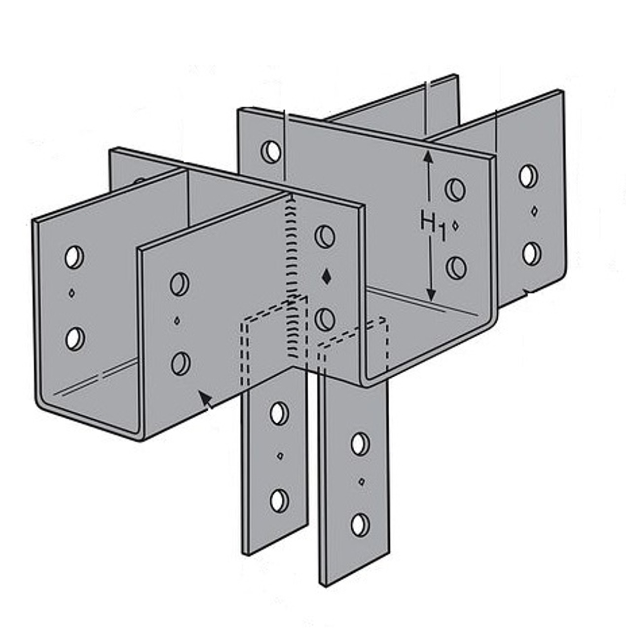 CCC6X Cross Column Cap