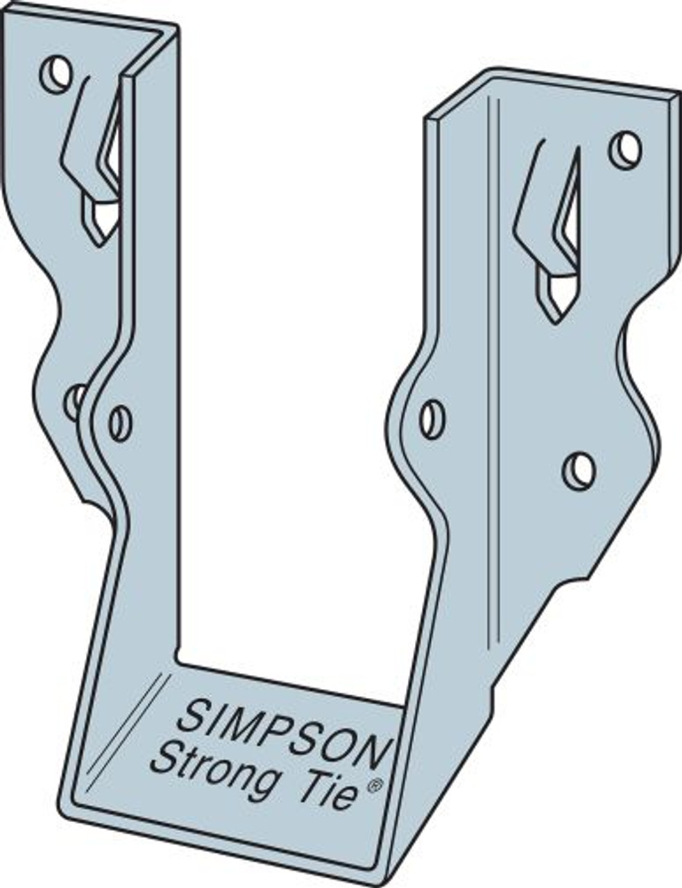 Simpson Strong-Tie SUL ZMAX Galvanized Joist Hanger for 2x10