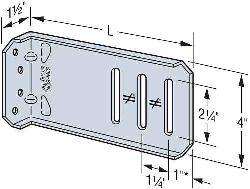 SCB47.5-KT Bypass Framing Slide-Clip Connector Kit (Pack of