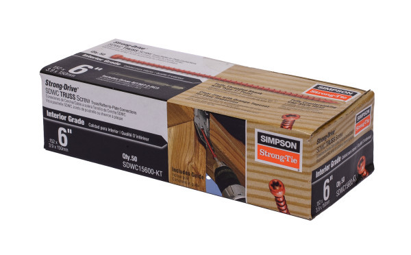 SDWC15600-KT Strong-Drive Truss Screw (Box of 50pcs)