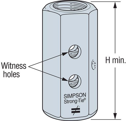 CNW1-1/4 Coupler Nut