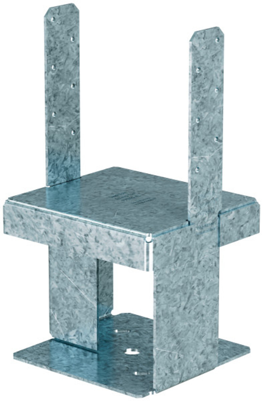 patty Simpson ABU88RHDG Rough Cut 8x8 Adjustable Post Base - Hot