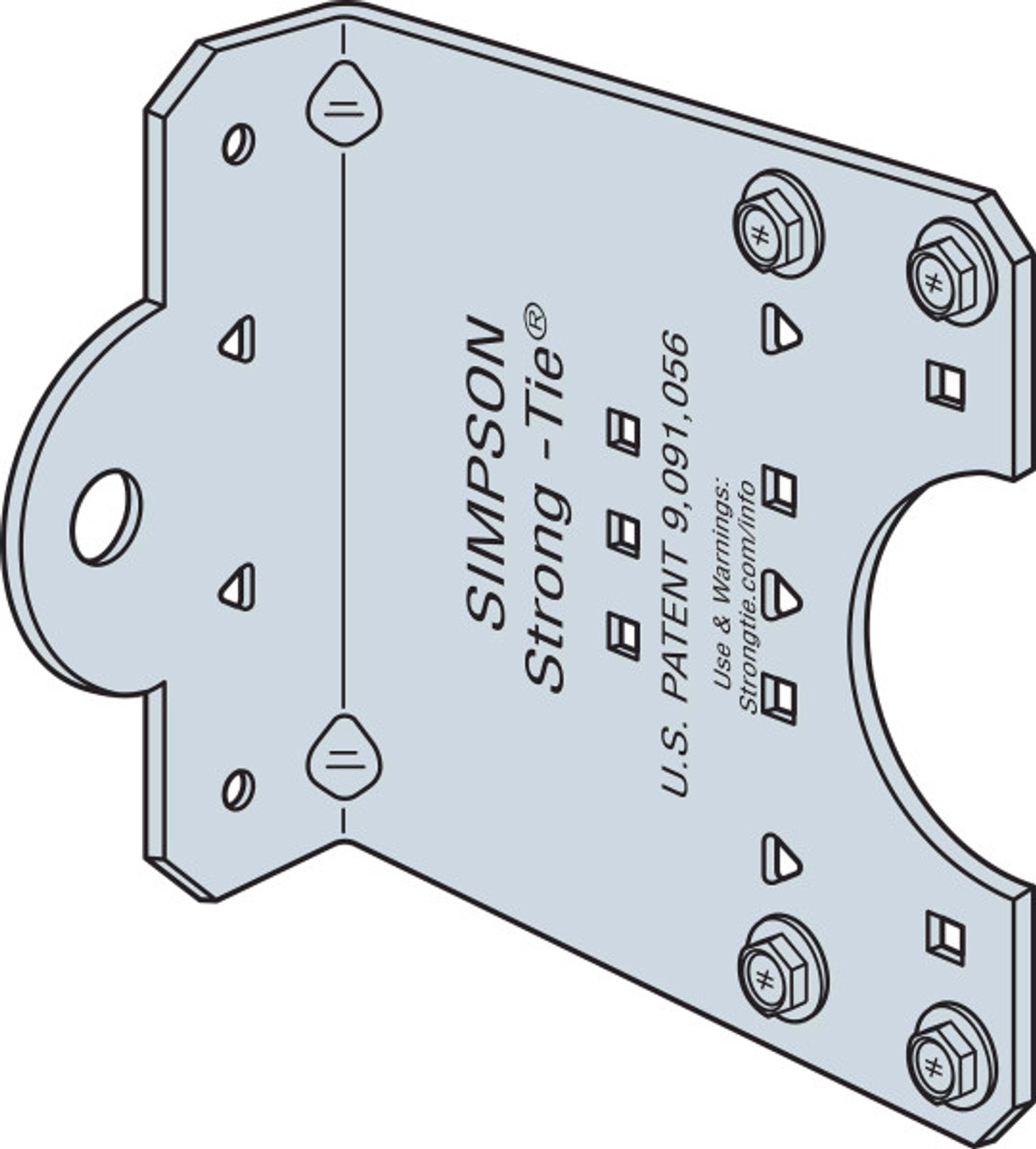 SSC4.25-R50 Steel-Stud Connector (Pack of 50pcs)