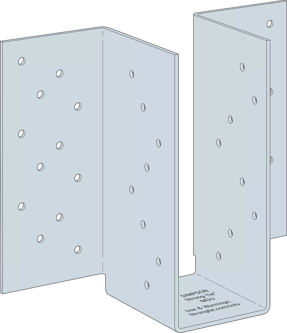 MGU3.63-SDS Medium Girder Face-Mount Hanger (Choose Height)
