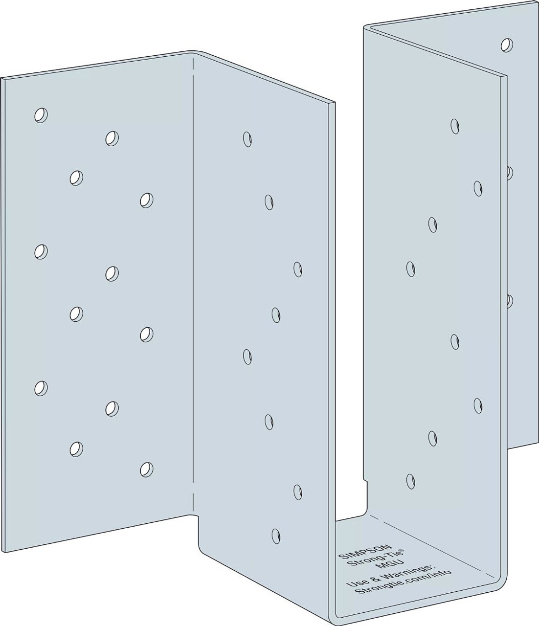 MGU5.62-SDS Medium Girder Face-Mount Hanger (Choose Height)