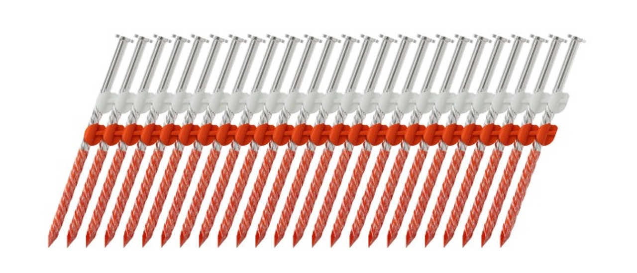 T10S300CNJ 20°-22° Plastic Strip, Full Round Head, Screw