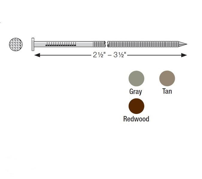 T12CRD1 (NONE) Cedar & Redwood Decking Nail