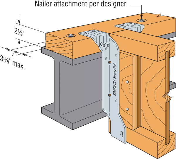 HIT322 Heavy I-Joist Top-Flange Hanger