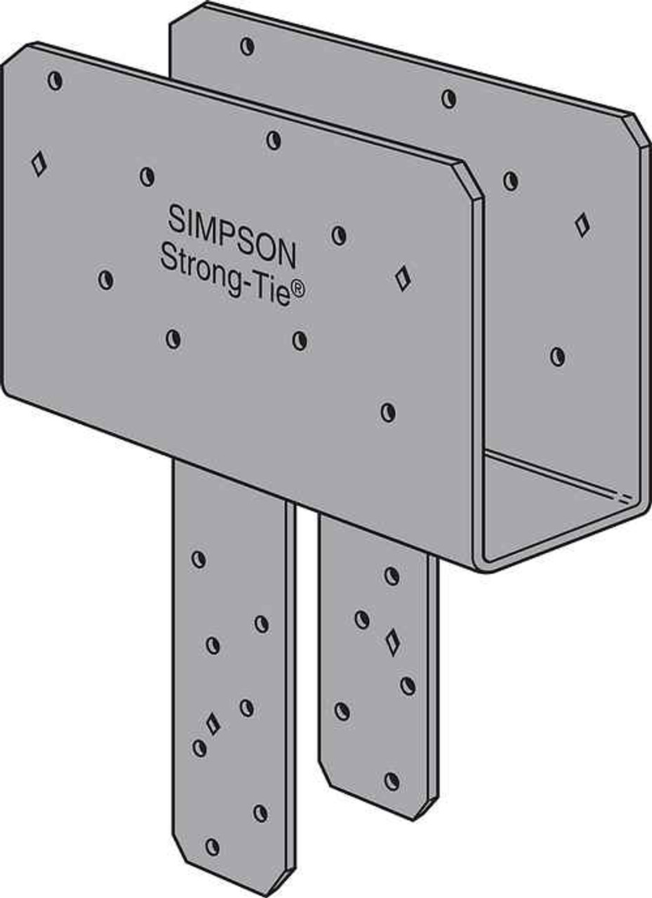 CCQ66SDS2.5ROT Column Cap, Quick Install (Rotated Straps 90)