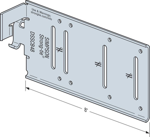 DSSCB48-KT25 Bypass Framing Drift Strut Connector (Kit of 25pcs)