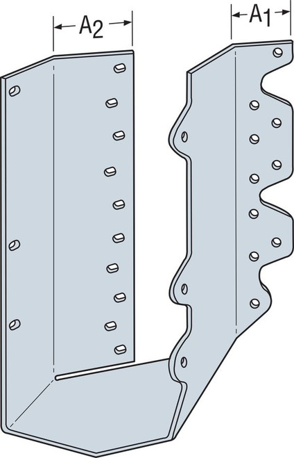 HSULC26-2 Skewed 45 Concealed Flange Hanger