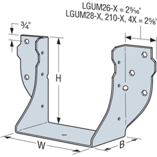 LGUM210-3-SDS High Capacity Hanger