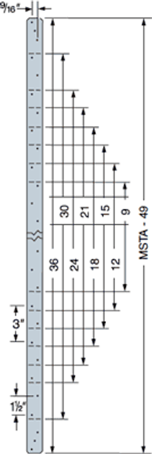 MSTA21 Strap Tie