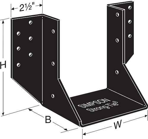 OHU610-SDS3 Ornamental Joist Hanger