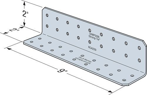 RCA229/68-R50 Rigid Connector Angle (Carton of 50pcs)