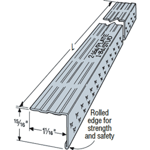 RCWB14 Wall Bracing Rolled Edge (Carton of 25pcs)