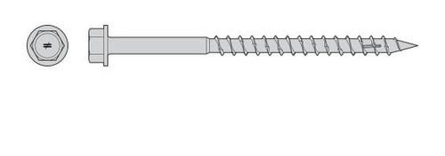 SDWH19400SS-R20 Timber Hex SS Screw (Box of 20pcs)