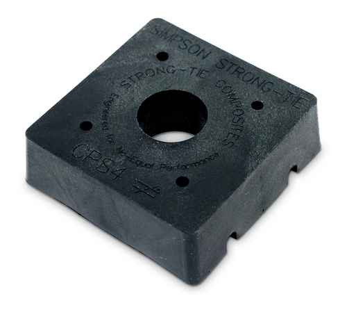 CPS4-R Composite-Plastic Standoff Post Base