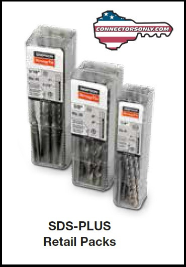 MDPL06208-R20 SDS-plus Drill Bit - 2-Cutter Head 5/8X8 (20/PAK)