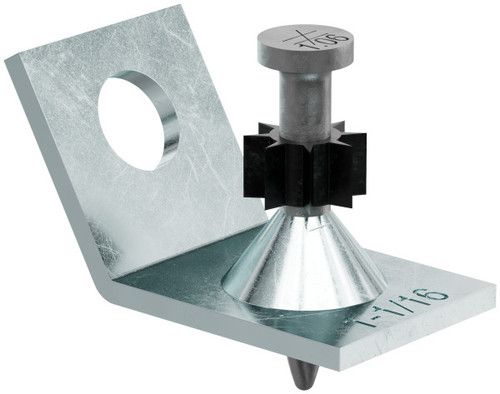 PECLDPA-106 Powder-Actuated 120° Compact Ceiling Clip (Pack of 100pcs)