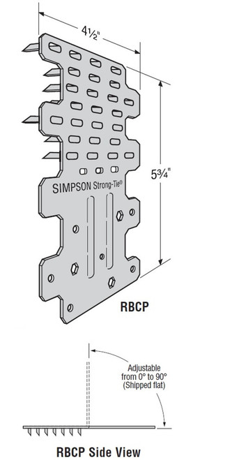 RBCP Roof Boundary Clip with Teeth