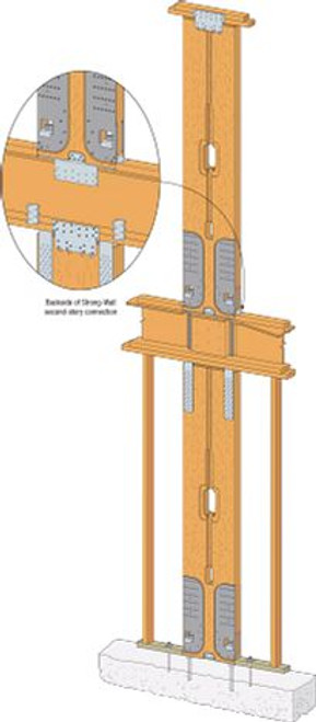 WSWH-TSS24KT Strong-Wall Two-Story Stacked Connection Kit