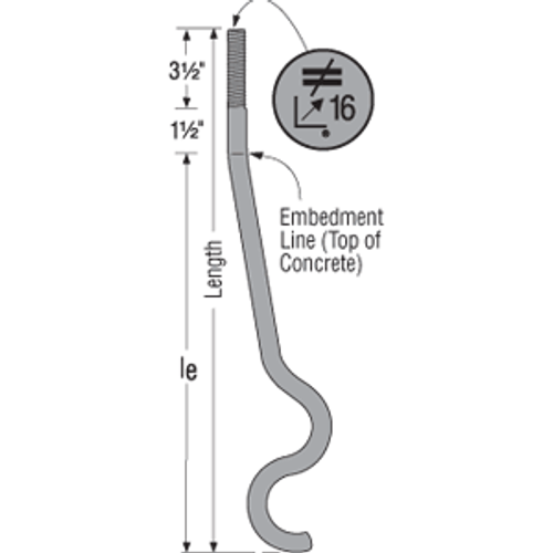 SSTB16 Anchor Bolt