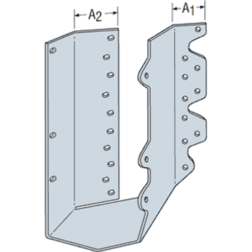 SULC210-2 Skewed 45 Hanger Concealed Flange