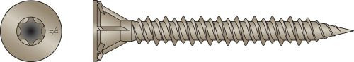 CBHL114R200 Cement Board Screw, 6 Lobe Drive (Box of 200pcs)