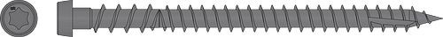 DCU234GR04MB Deck-Drive DCU Composite Screws, 6-lobe Drive (Carton of 1750pc) Gray04