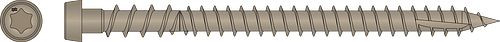 DCU234TN02R70 Deck-Drive DCU Composite Screws, 6-lobe Drive (70pc Pack) Tan02