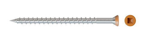 DTH212S305TN04 Quik Drive Trim-Head Collated SS Decking Screws-Sharp Point (Carton of 1000pcs) Tan04