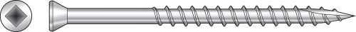 S07100FBB Trim Head Wood Screw, Square Drive (5000 Cnt Bkt)