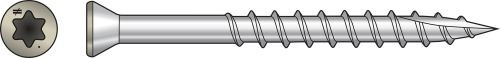 S07225FTBGR03 Trim-Head Screw, 6-Lobe Drive (Carton of 1750pcs) Gray03