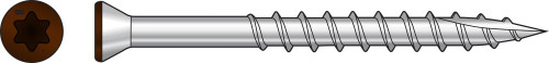 S07225FTBRD01 Trim-Head Screw, 6-Lobe Drive (Carton of 1750pc) Red01