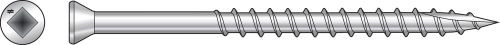 S07C225PAK Trim-Head Wood Screw, Square Drive (350pc Pack)