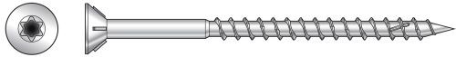 S08250WPF5 Deck-Drive DWP WOOD SS Screw, Flat Head (5LB Pack)